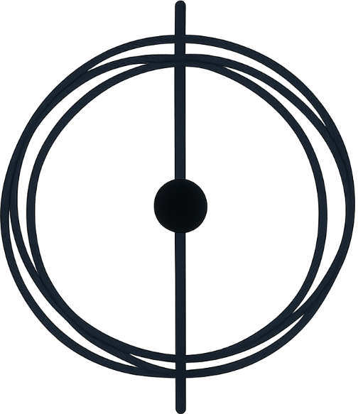 A Logo de Casa Meridiano traz em traços simples a essência que é a necessidade de uma orientação em meio a desordem nos lares.